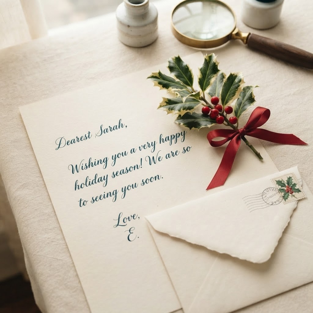 Business Holiday Cards, Done Personally